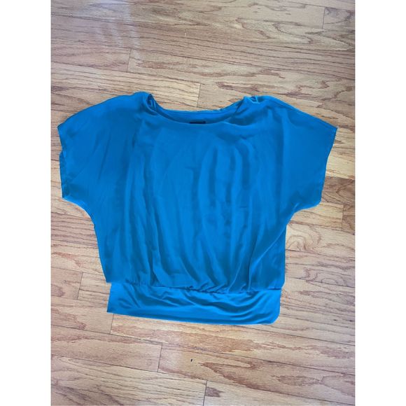 Alyx Blouse Emerald Green Size XL Built-in Tank Top- Sheer overlay and sleeves - - Picture 4 of 6